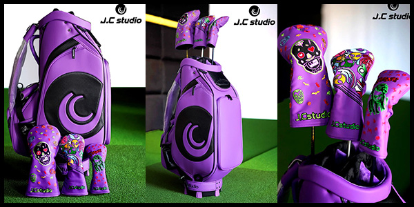 This JC studio purple golf tour bag is specially designed for professional  golf players